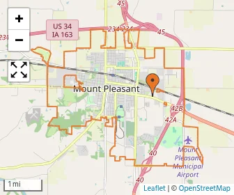 Area schools map